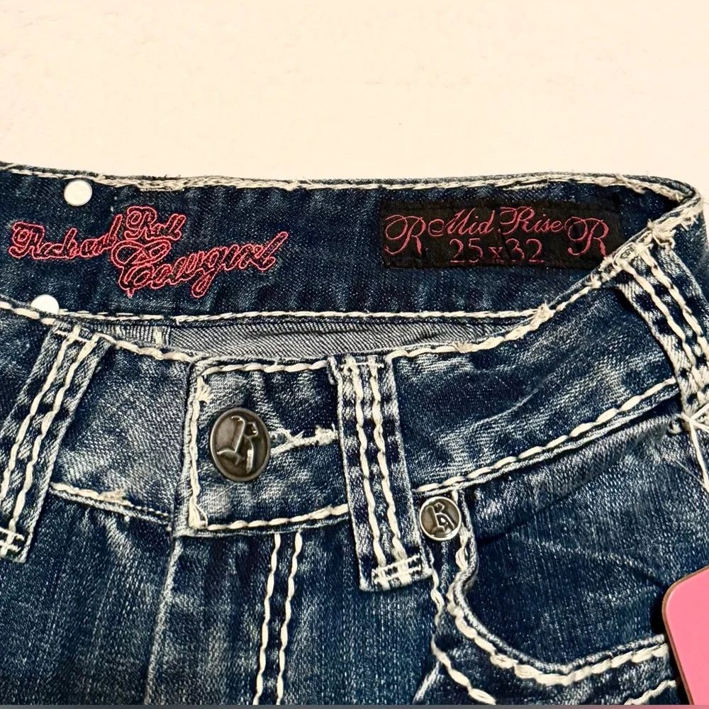 Rock & Roll Cowgirl Medium Rise Boot Cut Jeans - Picture 4 of 5